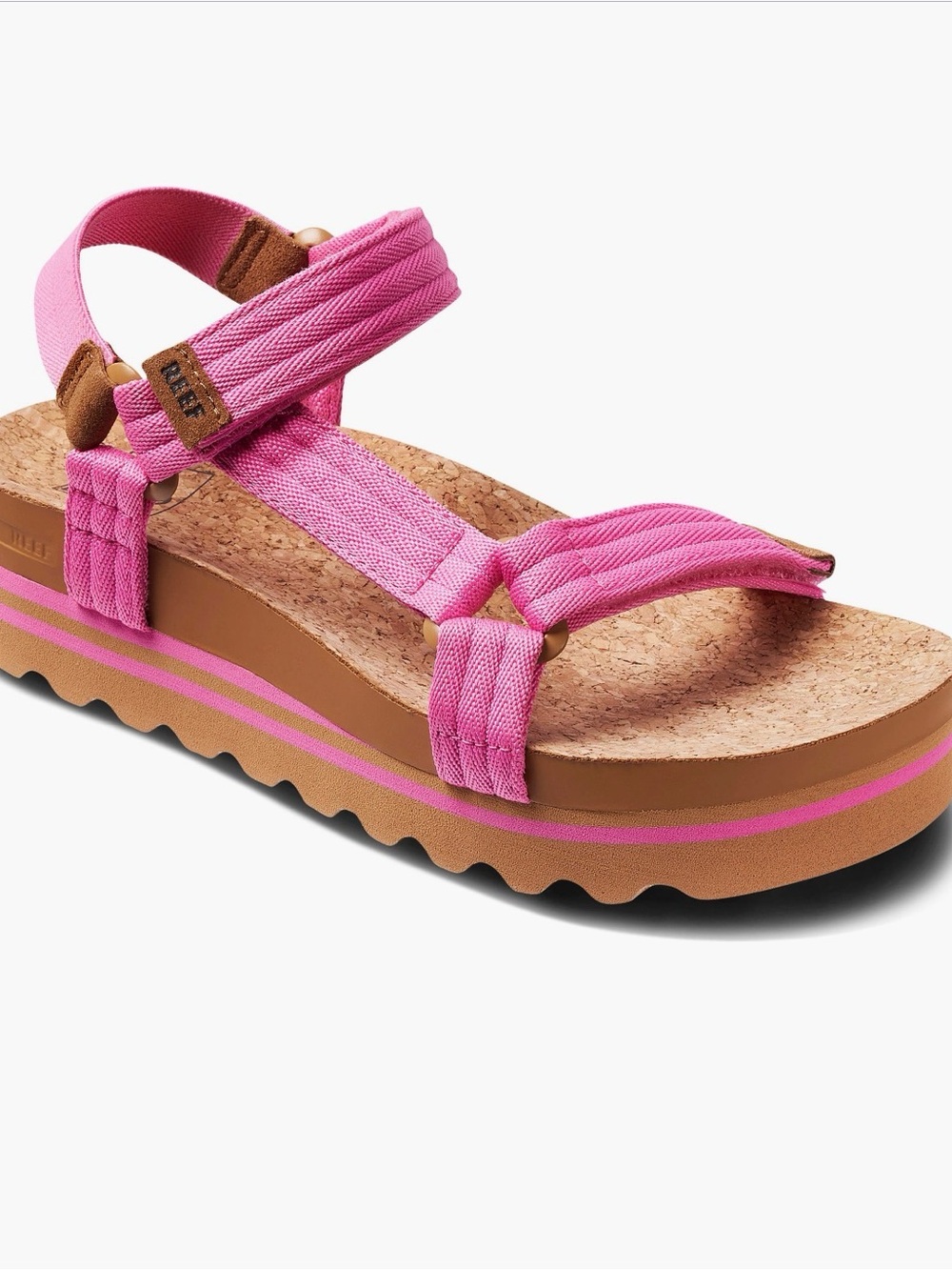 Reef Cushion Rem Hi Water Pink Sandal size 8